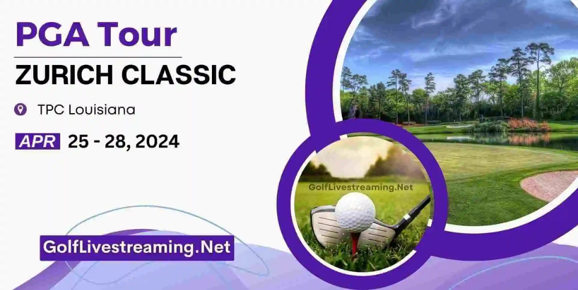 Zurich Classic Round 3 Live Stream 2024 | PGA Tour slider