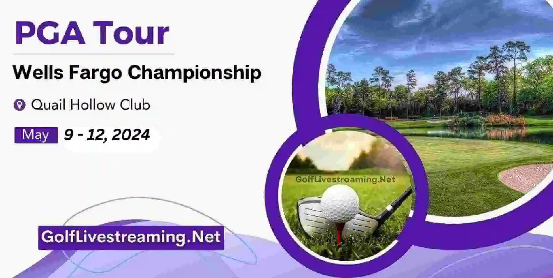 Wells Fargo Championship Round 1 Live Stream 2024 | PGA Tour slider