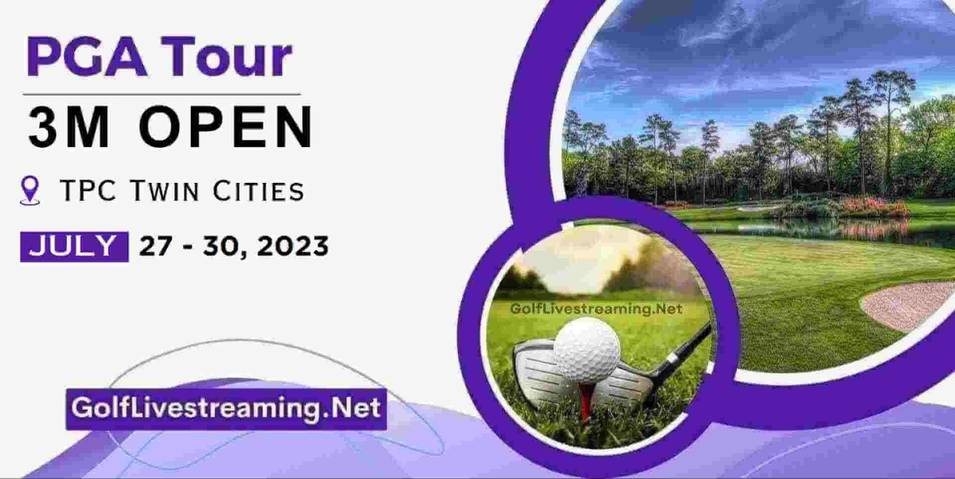 3M Open PGA Golf Live Stream