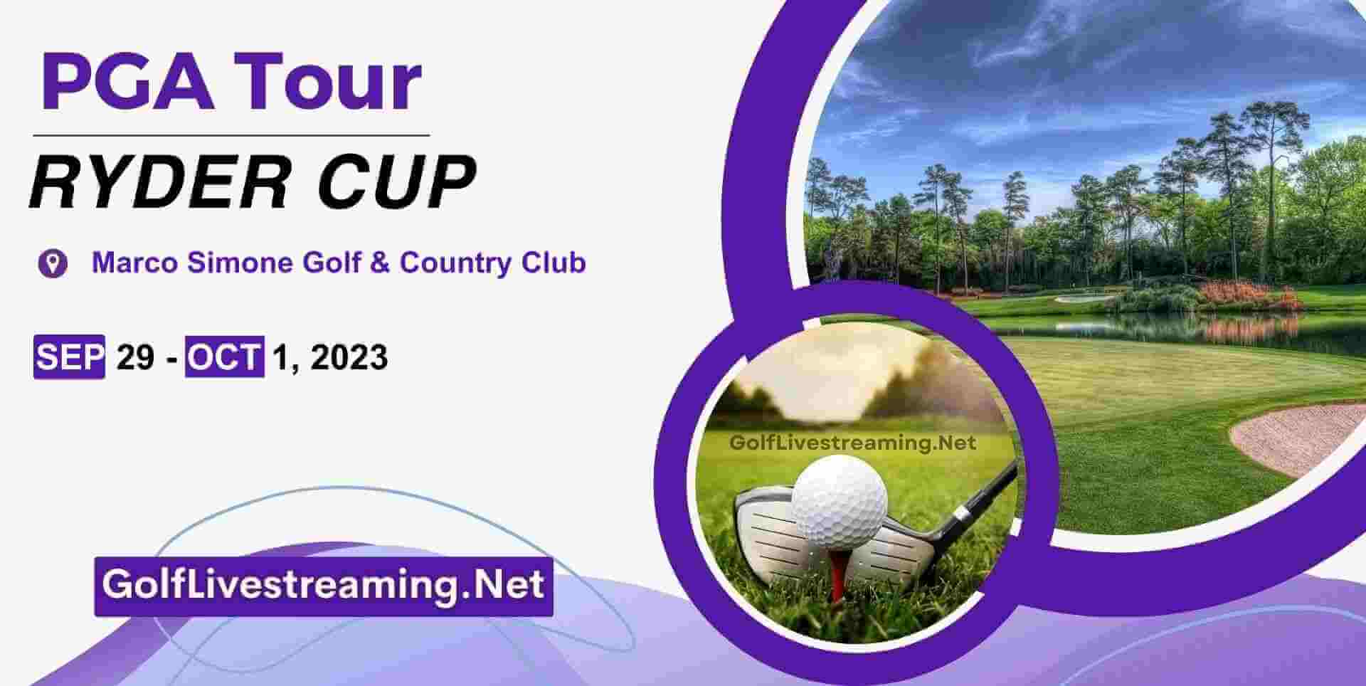 Ryder Cup 2016 Golf Live Streaming