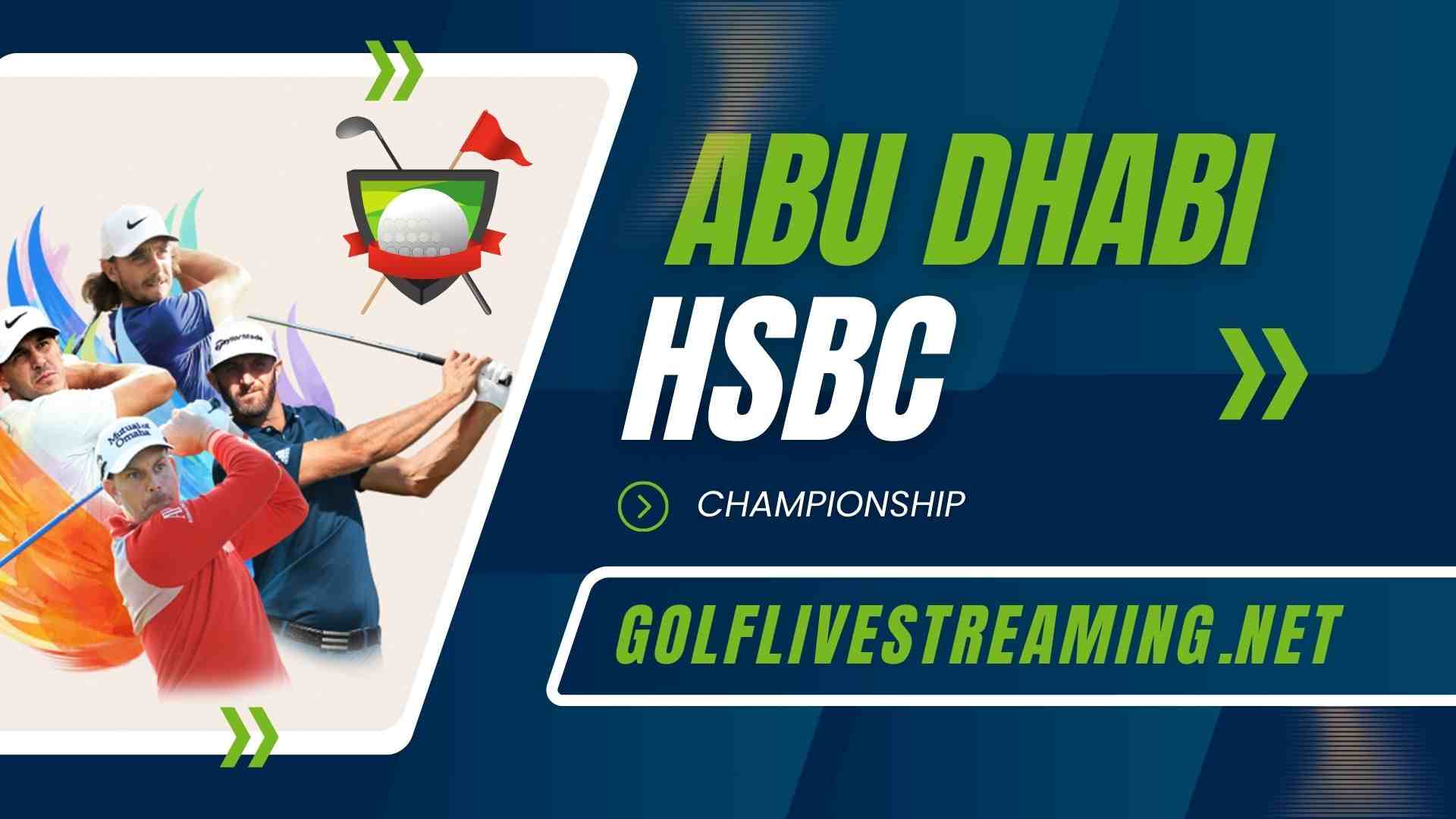 Live Abu Dhabi HSBC Championship 2018 Online