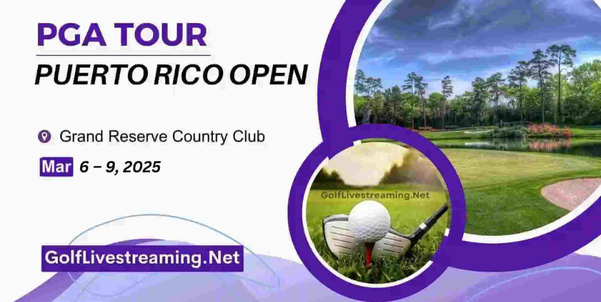 Puerto Rico Open 2019 PGA Golf Stream