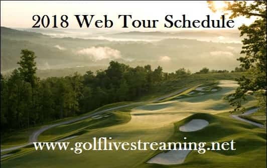 2018 Web Tour Schedule