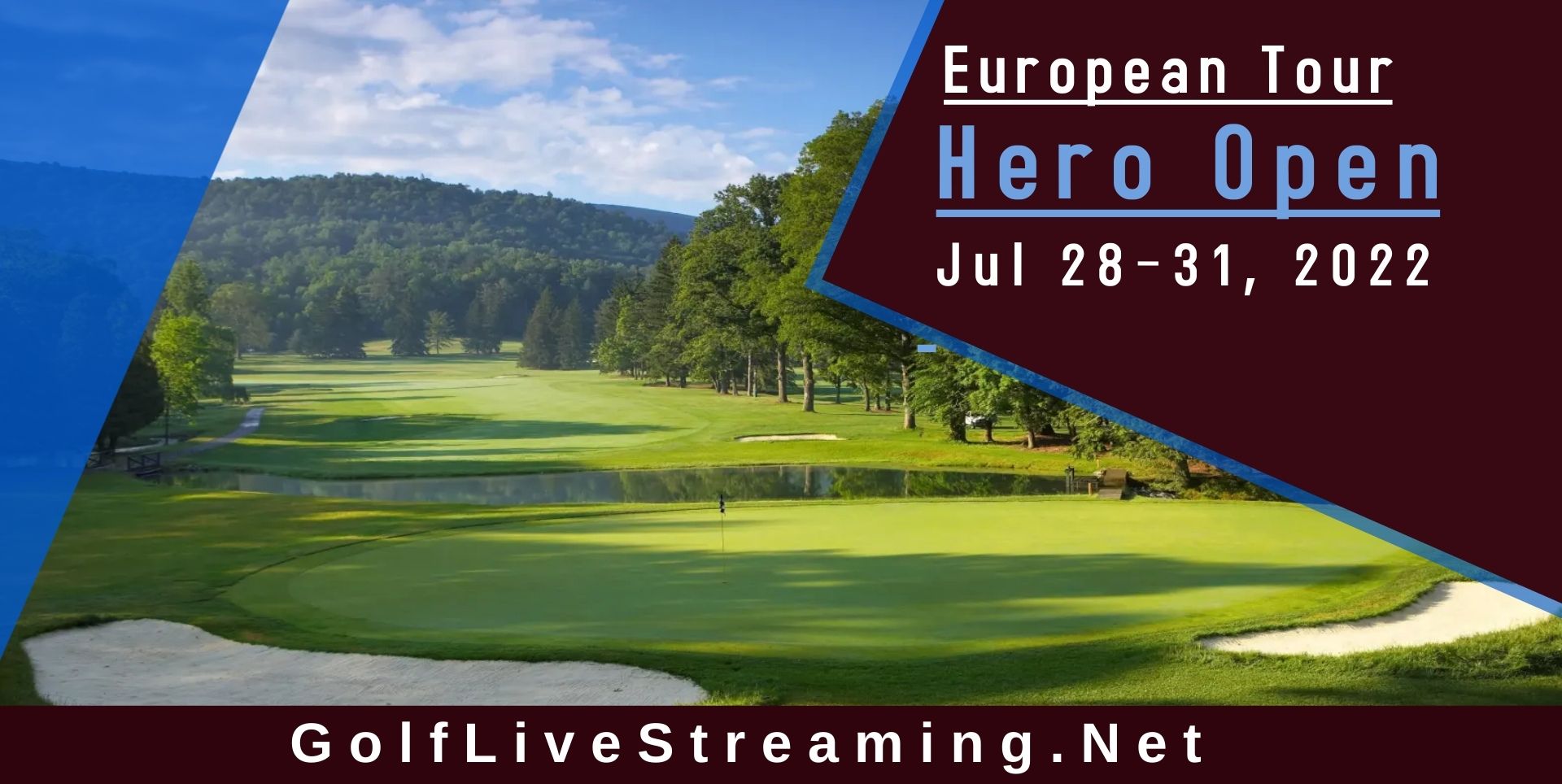 2022 Hero Open European Tour Golf Live Stream
