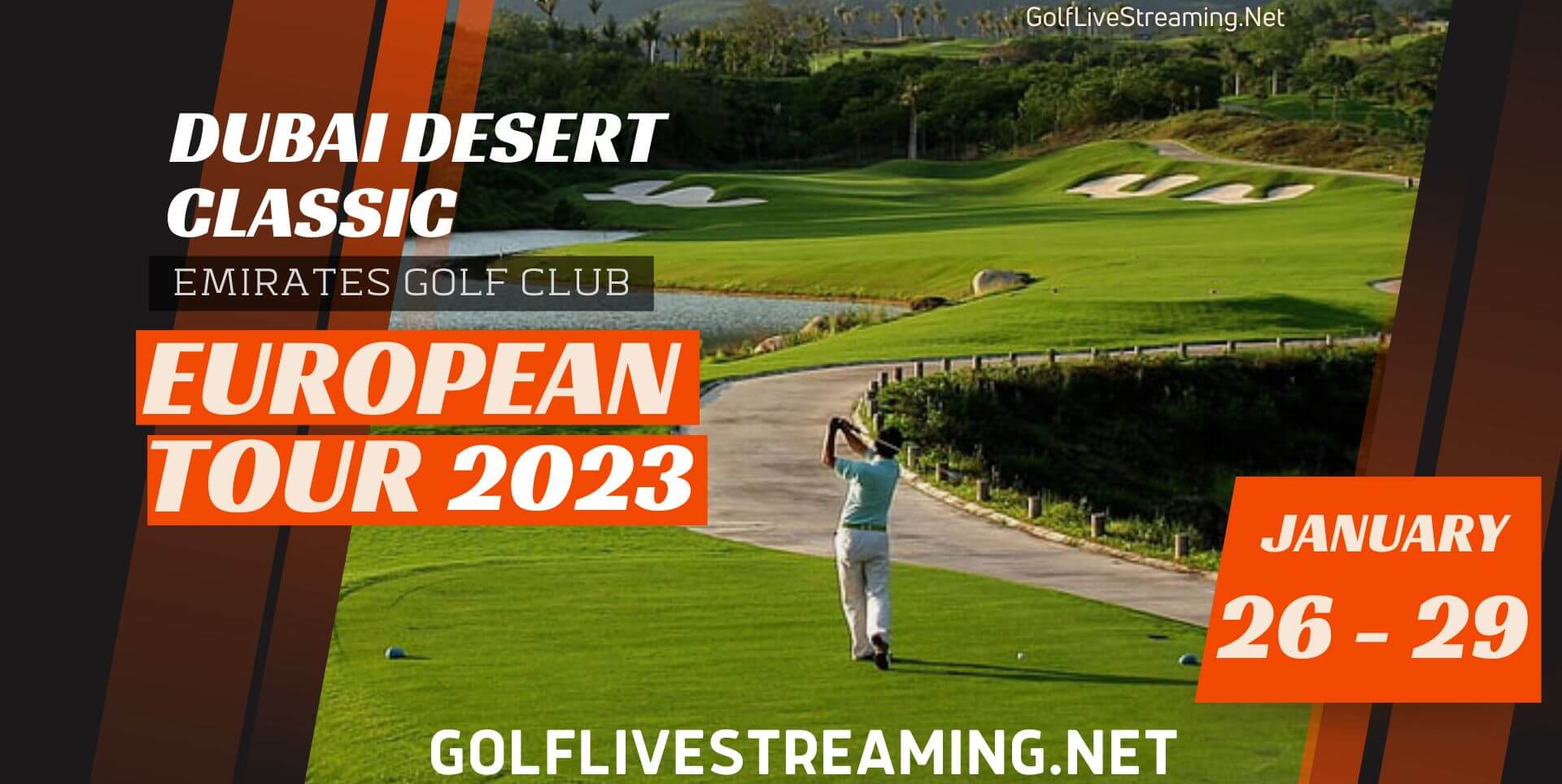 Dubai Desert Classic Round 4 Live Stream 2023 | European Tour slider
